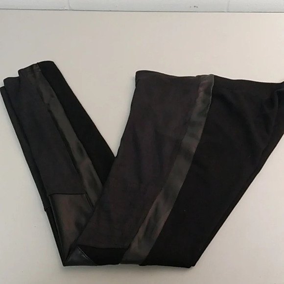 Angie Faux suede, leather & knit leggings - Picture 9 of 9